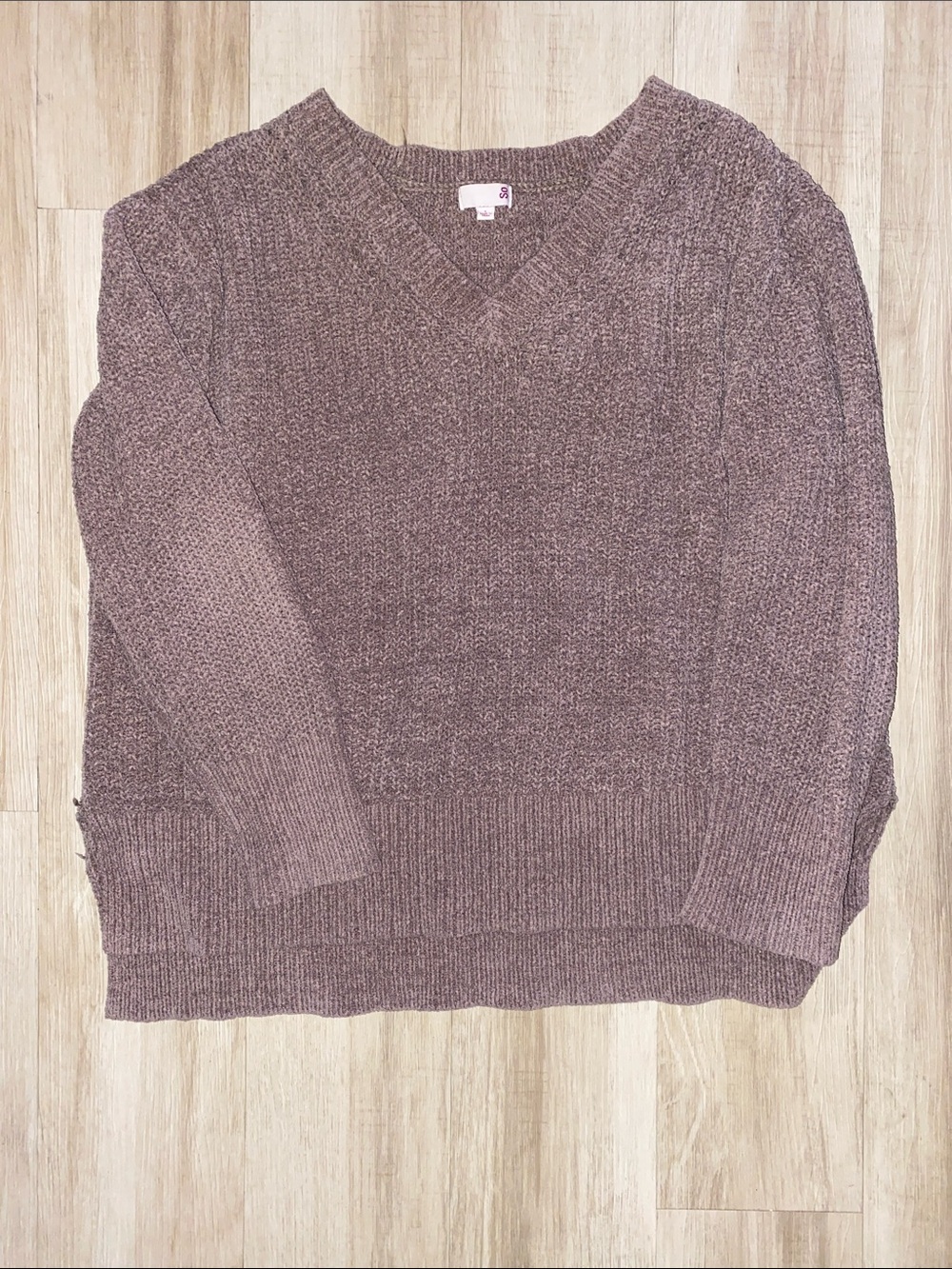 Tan Cable Knot Sweater
